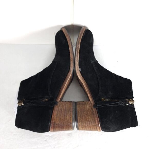 Alberto Fermani Women's Capricia US6,5-7 EU 37,5 Black Suede Ankle Boots Booties - Picture 10 of 12